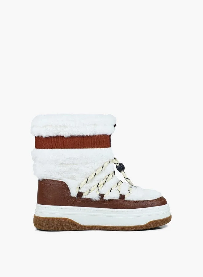 Women's PARADISE HIGH FUR Lace-Up Ankle Boots - GPW5212083810