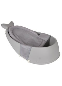 BABYCARA Moby Smart Sling 3-Stage Tub Bather Dolphin-Shaped Bathtub For Bath Time Fun 78x34x55cm  - Image 1