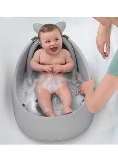 BABYCARA Moby Smart Sling 3-Stage Tub Bather Dolphin-Shaped Bathtub For Bath Time Fun 78x34x55cm  - Image 2
