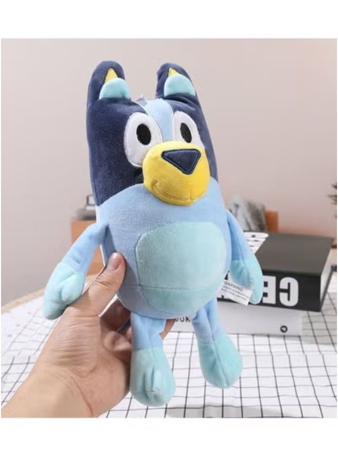 28cm Soft Plush Blue Dog Toy, Cuddly Nap Play Companion for Kids  - Image 3