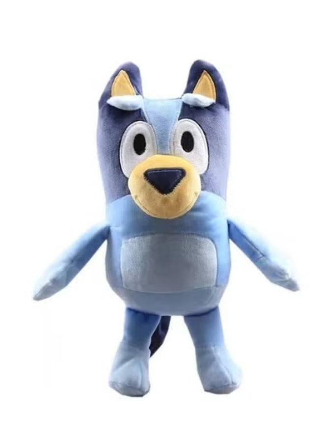 28cm Soft Plush Blue Dog Toy, Cuddly Nap Play Companion for Kids  - Image 1