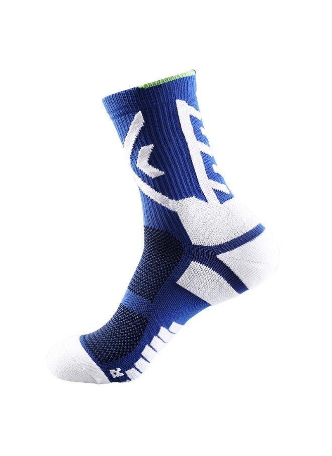 KUYING Fashion Anti Slip Breathable Sports Socks Four Piece Set 