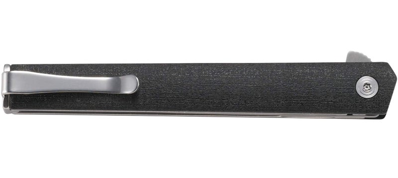 CRKT CEO Everyday Carry EDC Pocket Folding Knife with Liner Lock: AUS 8 Plain Edge Blade, Glass-Reinforced Nylon Handle, Reversible Pocket Clip, 7097 - Image 5