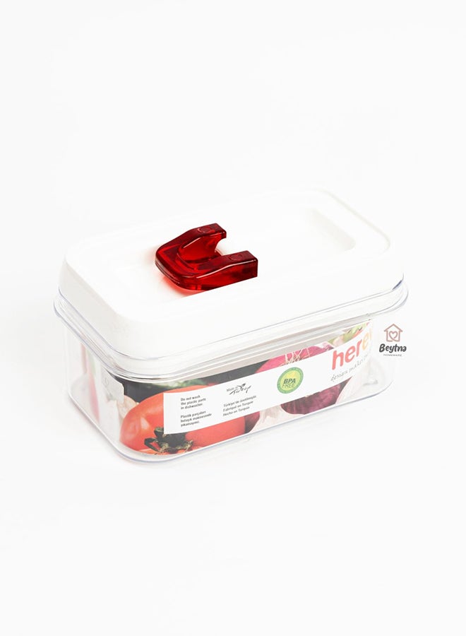 HEREVIN Storage Canister-Red Assorted shapes may vary