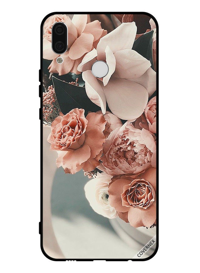 Covernex غطاء حماية لهاتف هواوي نوفا 3i باقة زهور الخوخ - Image 1