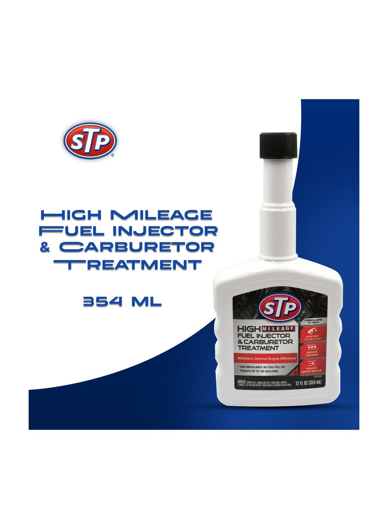 STP Car Mileage Fuel Injector Carburetor Treatment 354ml STP - Image 1