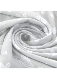 Biloban Biloban Bassinet Fitted Sheets for UPPAbaby Bassinet, 100% Jersey Knit Cotton Sheets, Breathable and Heavenly Soft, Grey and White Print for Baby  - Image 5