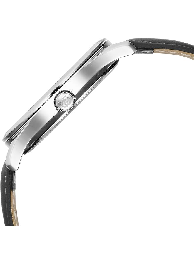 تيتان ساعة كوارتز تناظرية مع تاريخ ومينا أنثراسيت للرجال 1823Sl06 - Image 3