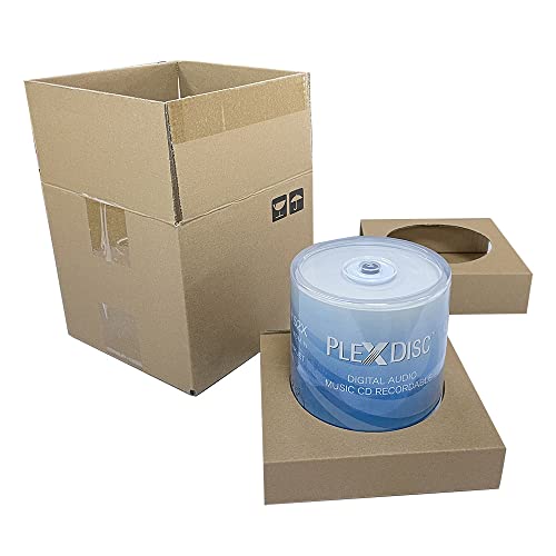 PlexDisc 52x Digital Audio Music CD-R Disc 700MB White Inkjet Printable - 100 PK Spindle (FFP) - Image 3