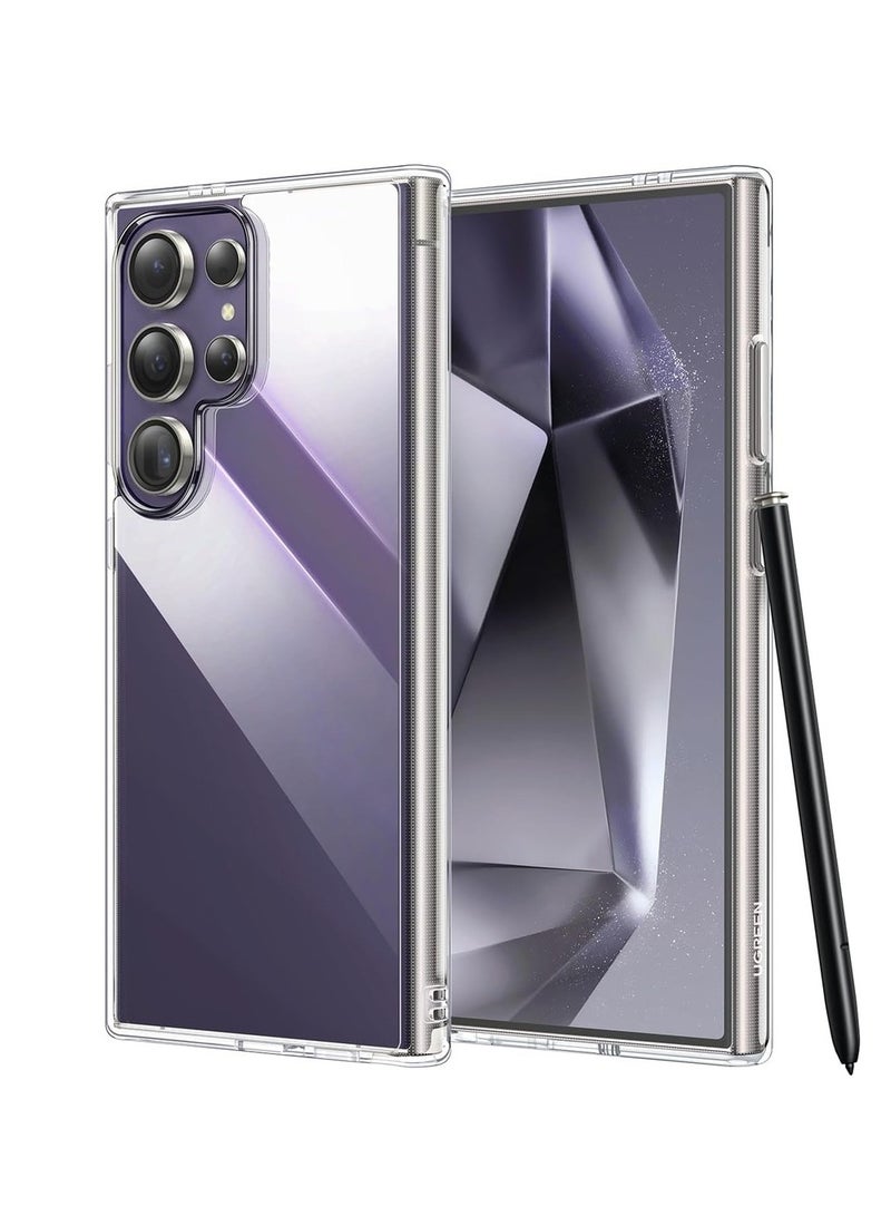 Case for S24 Ultra Transparent A Grade Drop Protection Anti-yellowing Crystal Clear Case Slim Thin Full Protection Case For S24 Ultra-6.8 Inch