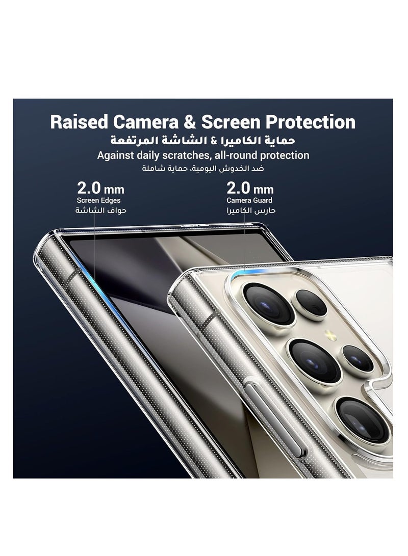 Case for S24 Ultra Transparent A Grade Drop Protection Anti-yellowing Crystal Clear Case Slim Thin Full Protection Case For S24 Ultra-6.8 Inch