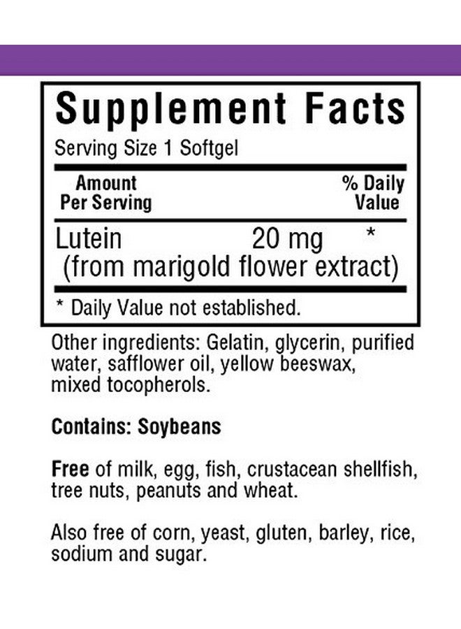 BLUEBONNET NUTRITION LUTEIN 20 mg - Image 3