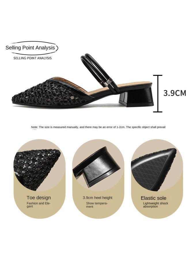 SAFIYA Saturday Women's Shoes 2025 Two-way Sandals Summer Slide Sandals Versatile High-end Style Footwear - Image 5
