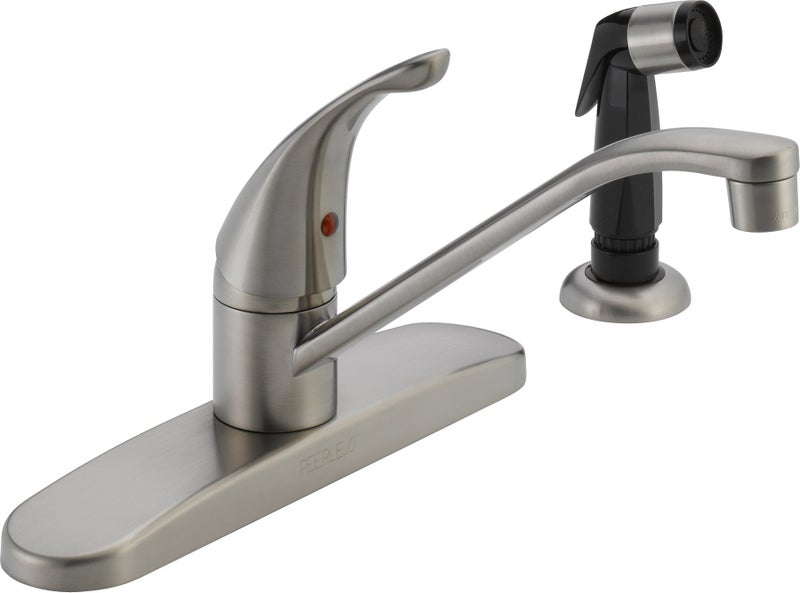 Peerless Single-Handle Kitchen Sink Faucet with Side Sprayer, Stainless P115LF-SS - Image 1