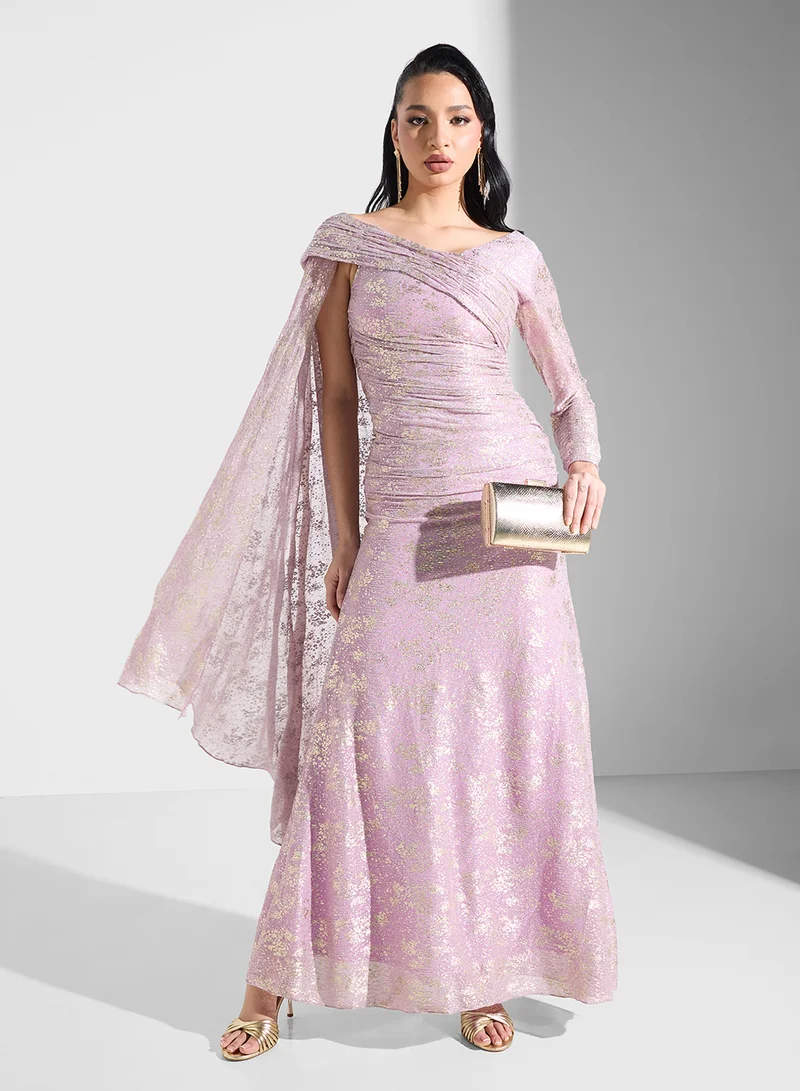 نمشي x Floral Evening Dress