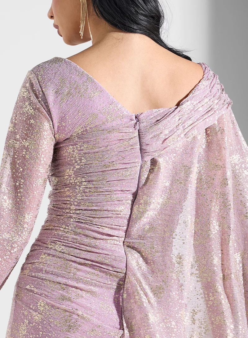 نمشي x Floral Evening Dress