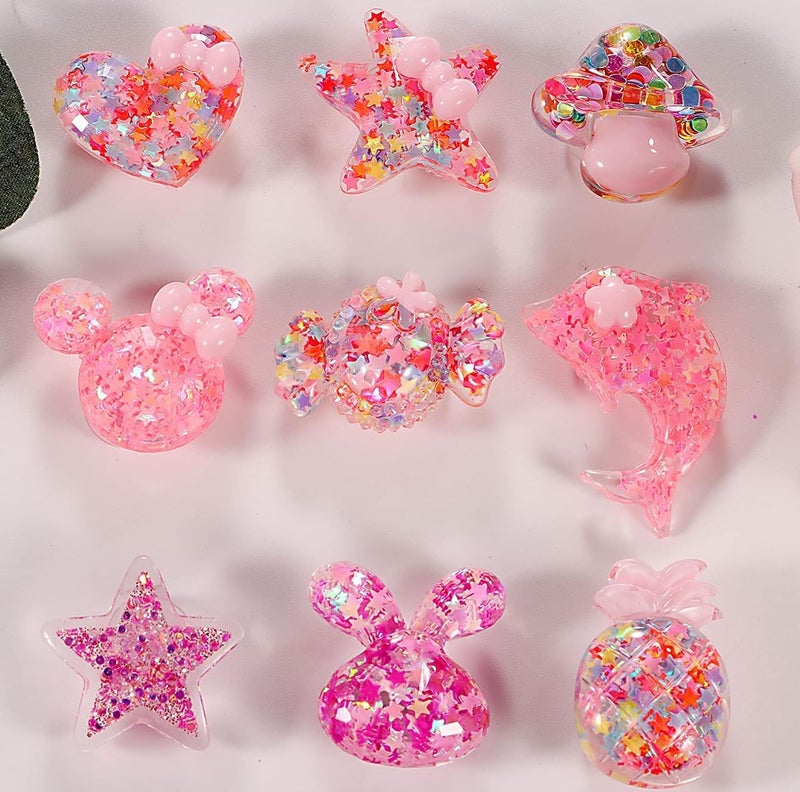 DALOO 25 PCS Cute Shoes Charms for Girls & Little Kids Charms for Women Girl Birthday Gifts - Image 2