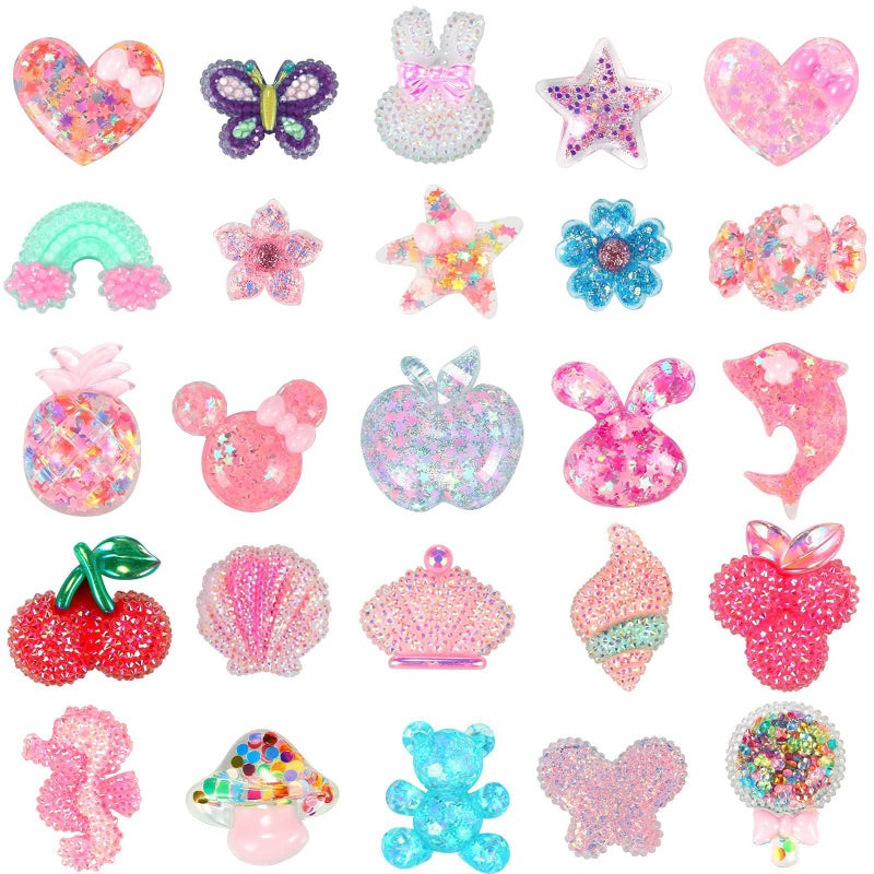 DALOO 25 PCS Cute Shoes Charms for Girls & Little Kids Charms for Women Girl Birthday Gifts - Image 1