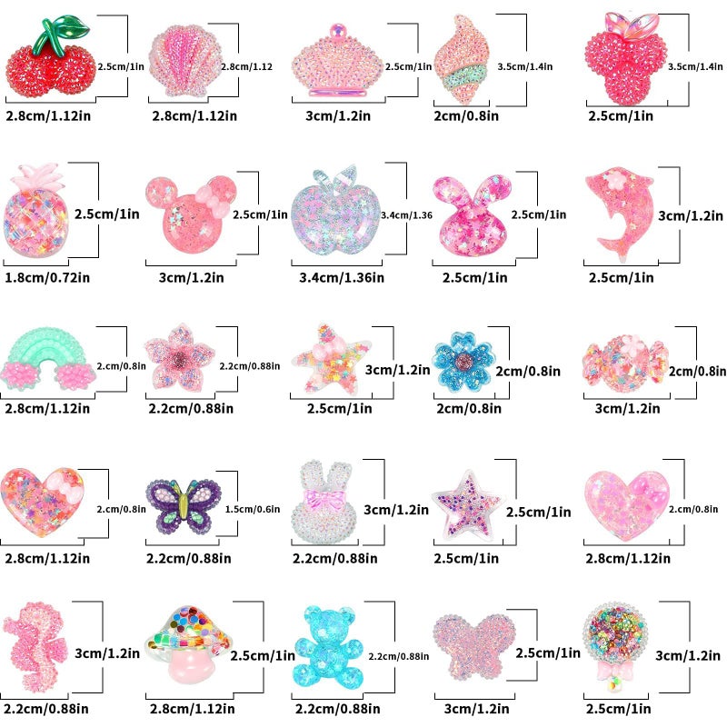 DALOO 25 PCS Cute Shoes Charms for Girls & Little Kids Charms for Women Girl Birthday Gifts - Image 4