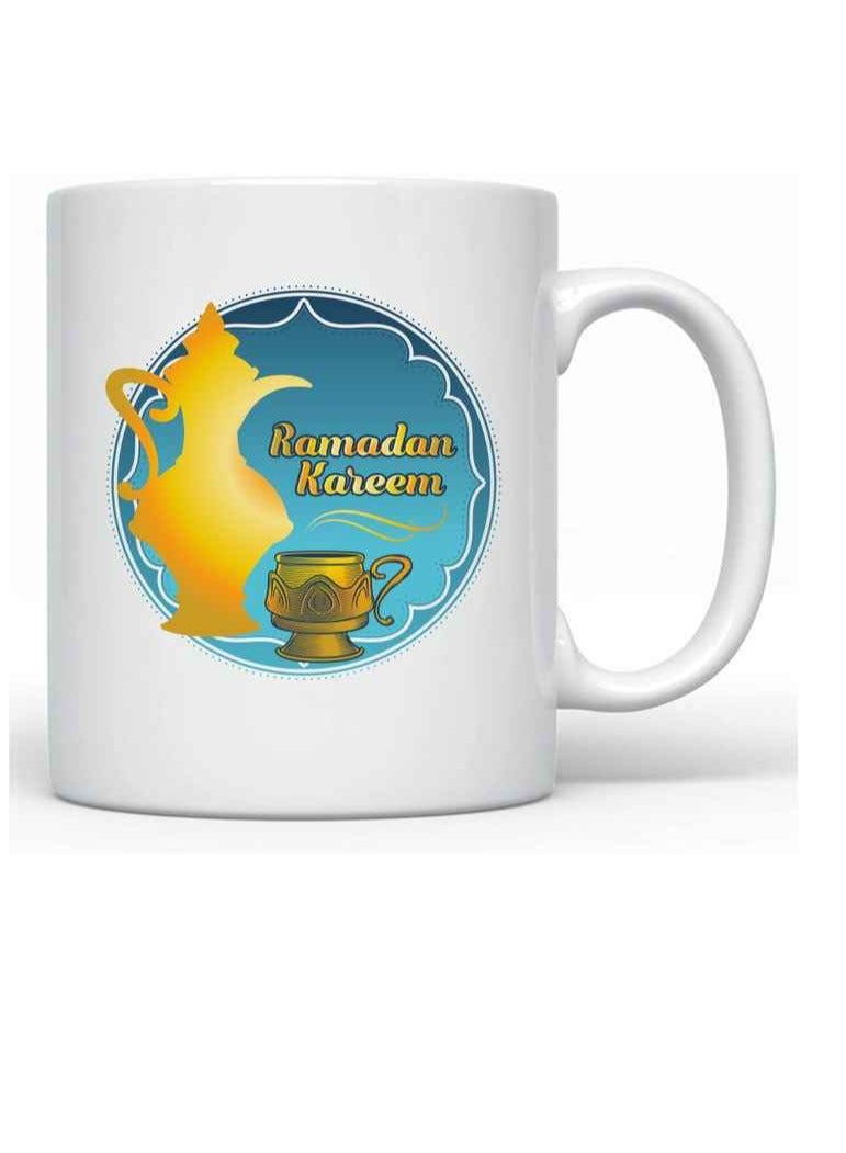 RYN Ceramic Porcelain Tea Coffee Mug Ramadan Cup for Ramadan - Image 1