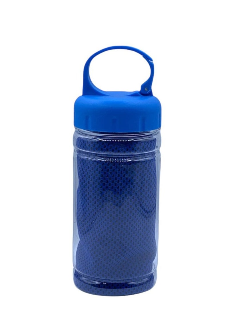 إس أف إم دبليو منشفة تبريد ممتصة للعرق - لون ازرق 100x30سم - Image 1