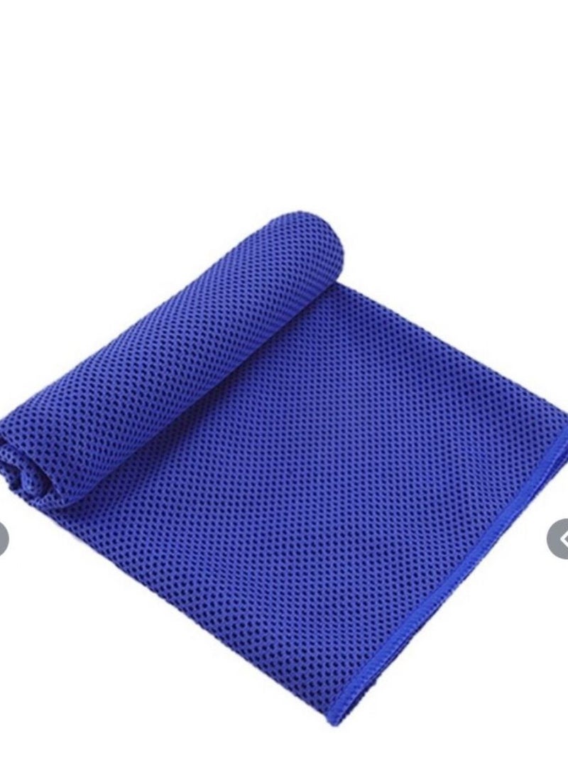 إس أف إم دبليو منشفة تبريد ممتصة للعرق - لون ازرق 100x30سم - Image 2