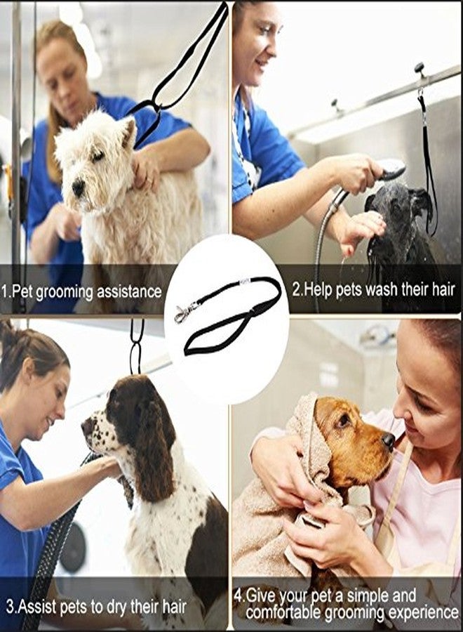 Fdit Dog Grooming Restraint Dog Pet Noose Loop Animal Cat Lock Clip Rope Harness for Grooming Table Arm Bath(L) - Image 4