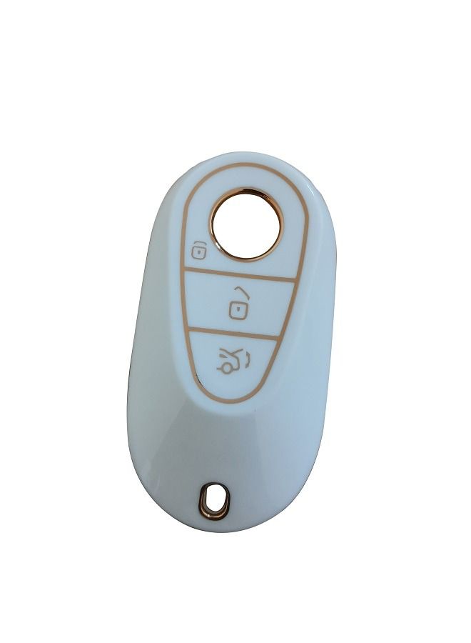 Generic Mercedes Benz Key fob Cover  Soft TPU Smart Key Case  - Image 1