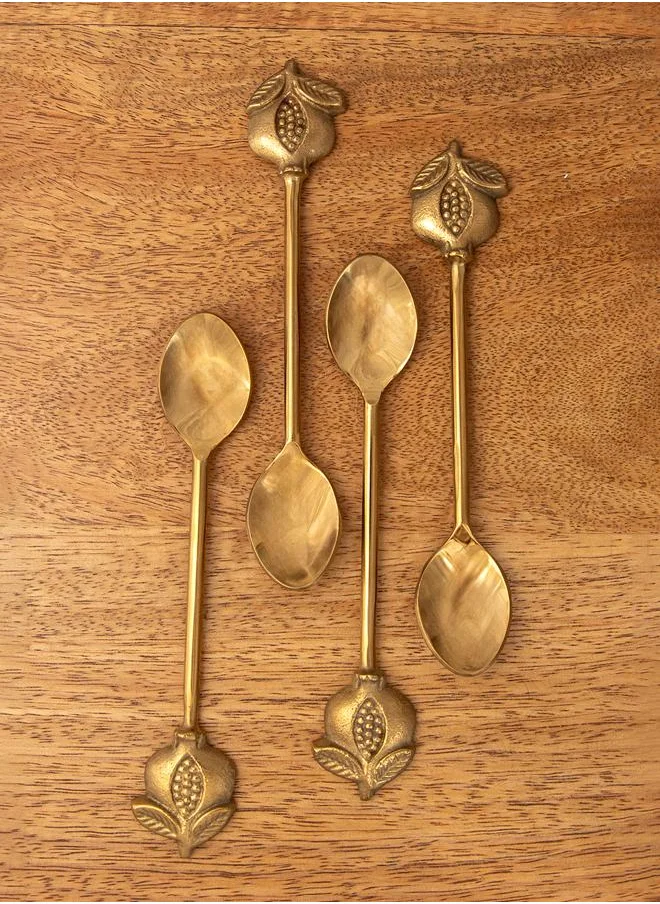 Curate Home Pomegranate Dessert Spoons