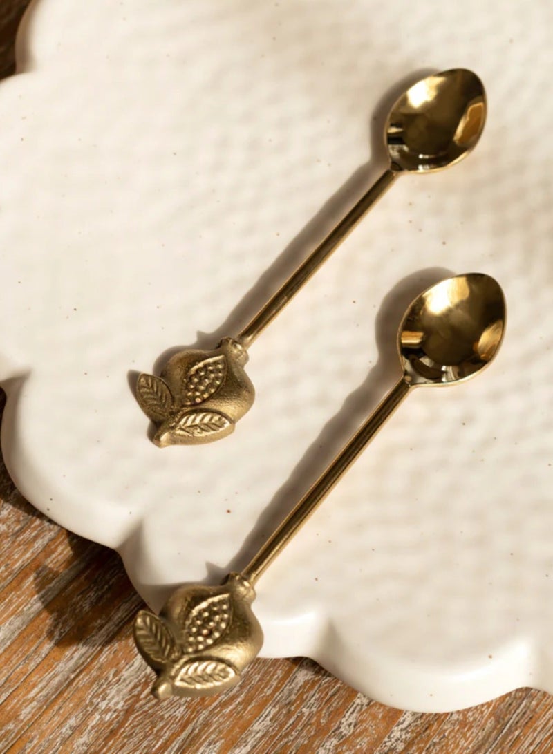 Curate Home Pomegranate Dessert Spoons  - Image 3
