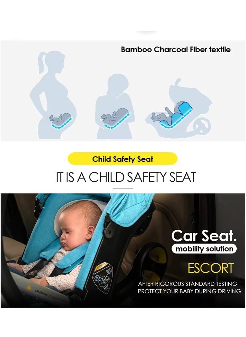 Generic - 2-in-1 Car Seat & Stroller | World’s First Fully Integrated Travel System | Seamless Transition from Car to Stroller in Seconds | Ergonomic Newborn Support & Side-Impact Protection | Lightweight, Compact, and Durable with Rust-Free Aluminum Frame | Certified for Air Travel & Public Transport - Image 1