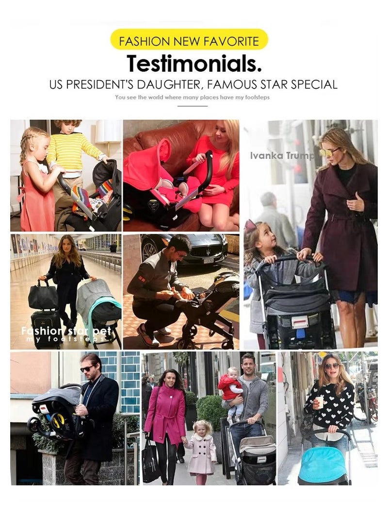 Generic - 2-in-1 Car Seat & Stroller | World’s First Fully Integrated Travel System | Seamless Transition from Car to Stroller in Seconds | Ergonomic Newborn Support & Side-Impact Protection | Lightweight, Compact, and Durable with Rust-Free Aluminum Frame | Certified for Air Travel & Public Transport - Image 1