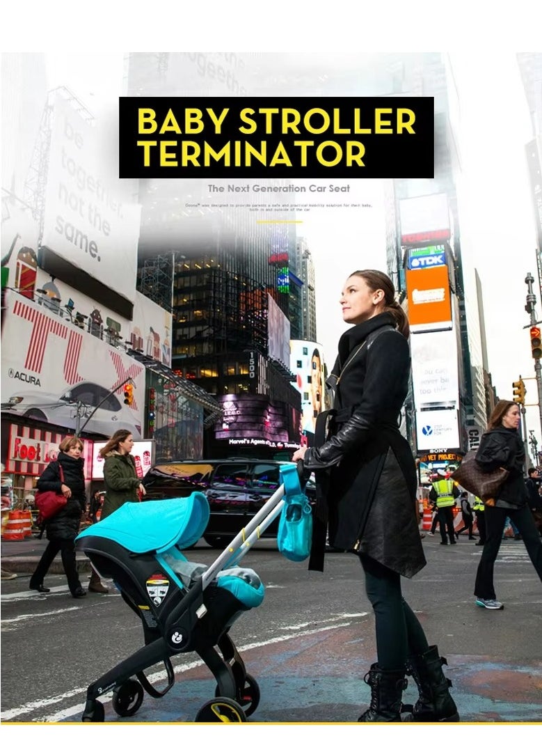 Generic - 2-in-1 Car Seat & Stroller | World’s First Fully Integrated Travel System | Seamless Transition from Car to Stroller in Seconds | Ergonomic Newborn Support & Side-Impact Protection | Lightweight, Compact, and Durable with Rust-Free Aluminum Frame | Certified for Air Travel & Public Transport - Image 1