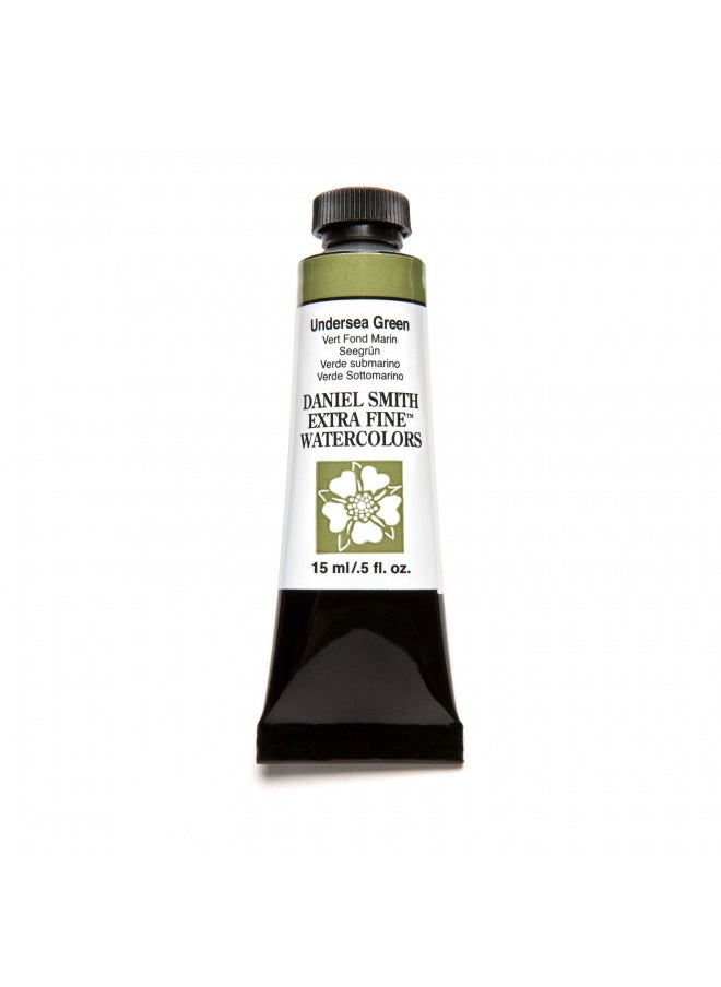 Daniel Smith Daniel Smith 19093 Extra Fine Watercolor 15ml Paint Tube, Undersea Green (284600109), 0.5 Fl Oz (Pack of 1)  - Image 3