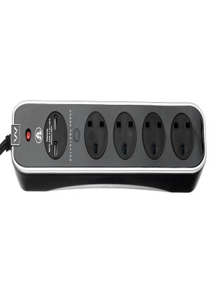 High Gloss Power Extension 4 InLine Socket 2 USB 4 M Black - pzsku/Z133BD4FE192FDA934AA1Z/45/_/1683099629/980a0c52-a410-462c-9a08-1ccd8484d775