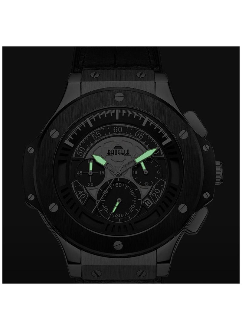 BAOGELA Men's Multi-Sport Calendar Quartz Watch - Image 4