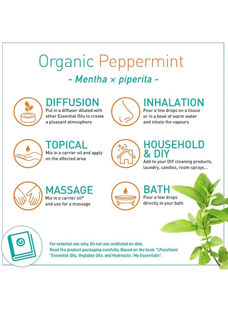 Puressentiel Essential Oils For Diffusion Infused With Peppermint Blend Enriched With Essential Oils 30Ml  - Image 3