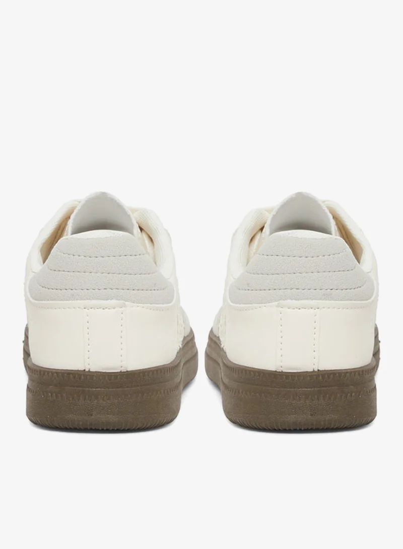 Styli  Color Block Lace Up Sneakers for Women | Best Price UAE