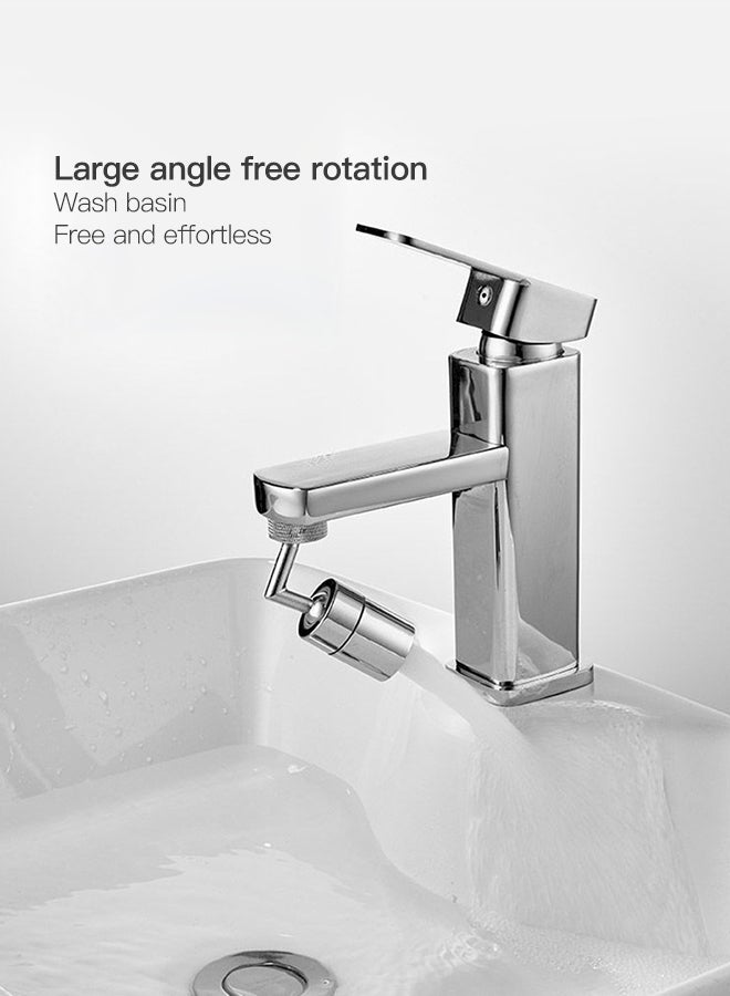 Sharpdo Anti Splashing 360 Degree Swivel Faucet Aerator Sprinkler Extension Kitchen Bathroom Sink Faucet Sprayer Adjustable Faucet Bubbler Filter - Image 2