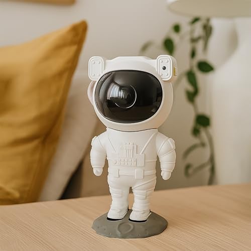 ZAICUS Astronaut Galaxy Star Projector Light – 360° Rotating Night Lamp with Timer & Remote Control | LED Ceiling Projector for Bedroom, Kids Room, Home Decor & Party Ambience - Image 3