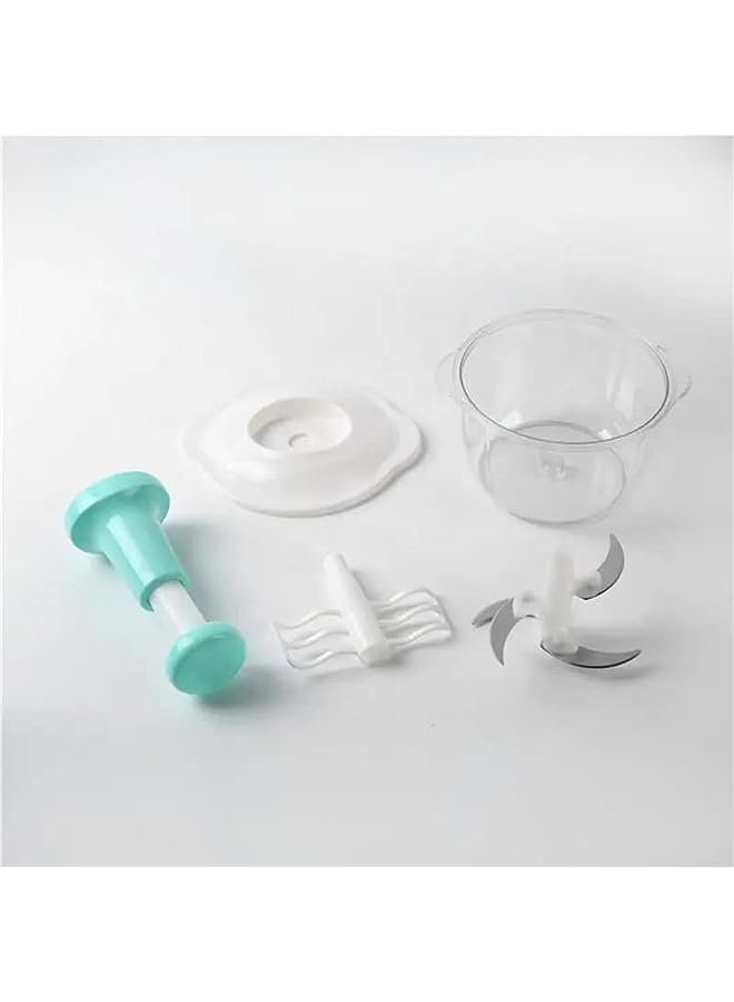 IAF محضر طعام متعدد الوظائف مطحنة لحم وخضار شفرة من الفولاذ المقاوم للصدأ مفرمة فواكه يدوية - Image 3