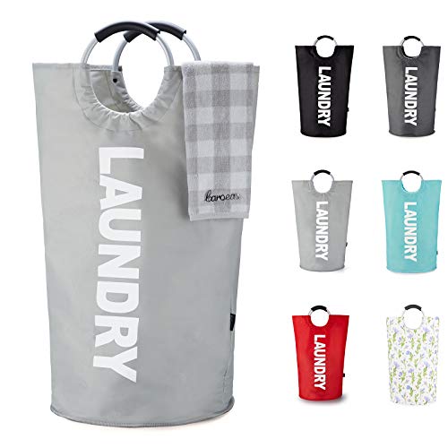 Caroeas 90L Laundry Basket (13 Colors), Waterproof Laundry Hamper, Laundry Bag with Padded Handles, Clothes Hamper, Collapsible Laundry Basket Easy Storage - Image 1