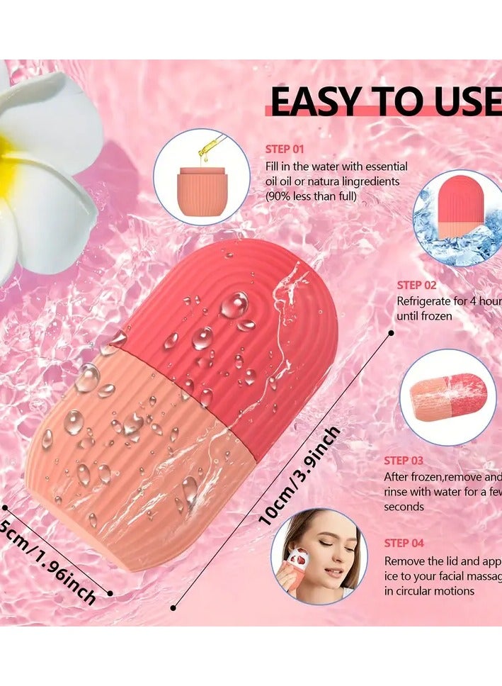 آيس رولر 1 قطعة أسطوانة ثلج لأداة العناية ببشرة الوجه للبشرة المتوهجة مثالية للعناية اليومية بالوجه والتدليك - Image 3