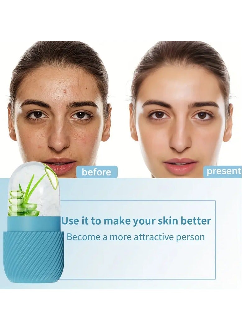 آيس رولر 1 قطعة أسطوانة ثلج لأداة العناية ببشرة الوجه للبشرة المتوهجة مثالية للعناية اليومية بالوجه والتدليك - Image 5