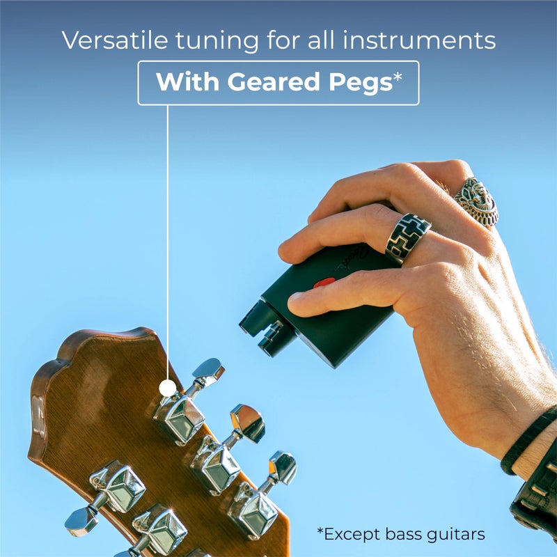 ROADIE 3 | Smart Automatic Guitar Tuner, Metronome & String Winder | For Electric Guitars, Acoustic Guitars, 12-String Guitars, Ukulele, Banjo, Mandolin | 150+ Alternate Tunings - Image 4