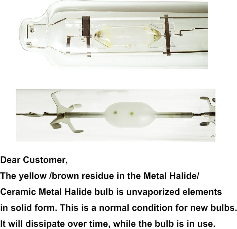 PROTOPIA CMH 315W 4000K Grow Light Bulb,High Par Full Spectrum,Ceramic Metal Halide Grow Lamp 315W 4K,for Vege & Flower,1pack, NO Kr85, Non-dimmable - Image 5