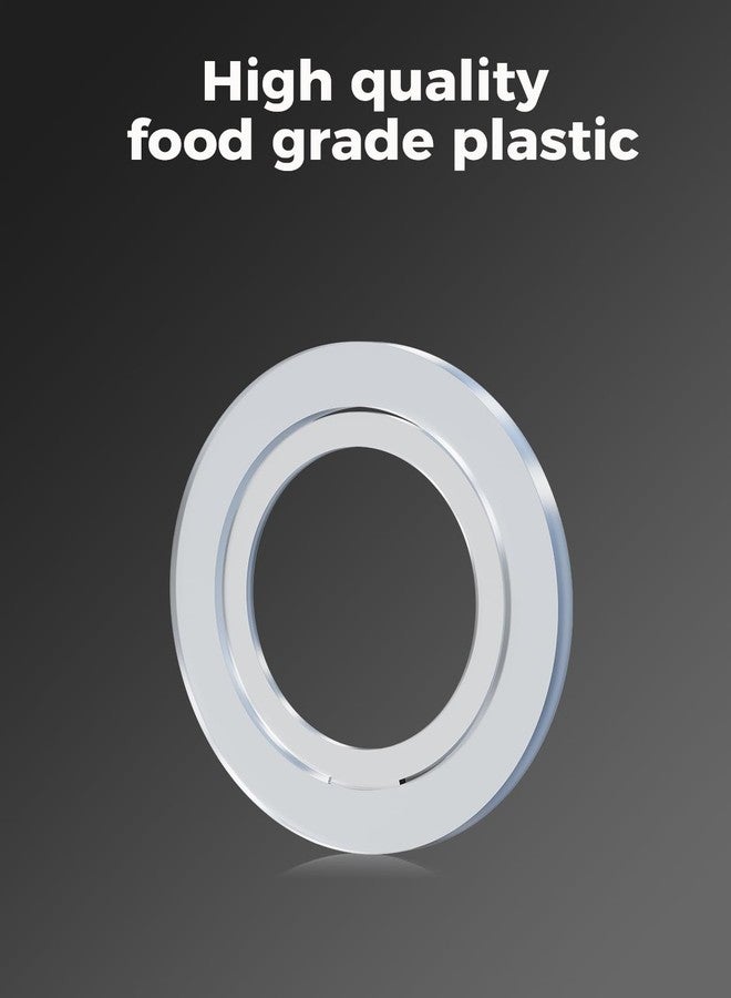 SimCoker حشية رأسية من سيم كوكر لموزع الكريمة المخفوقة، قطعتان بديلتان تناسب معظم ماكينات صنع الكريمة المخفوقة، مانعة للتسرب، شفافة - Image 3