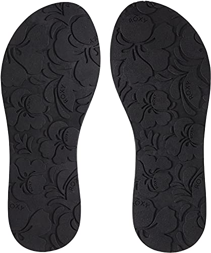 Roxy Women's Vista Flip Flop Sandal, Black, 8 - Image 4