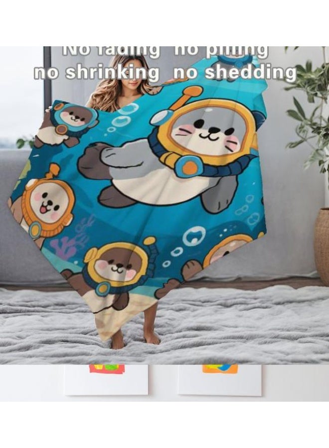 عام بطانية رقيقة من الفانيلا (حرارة ومريحة، ومناسبة للنوم واستخدام اللعبة والغبار والرمل) 150 سم * 200 سم - 570 - Image 5