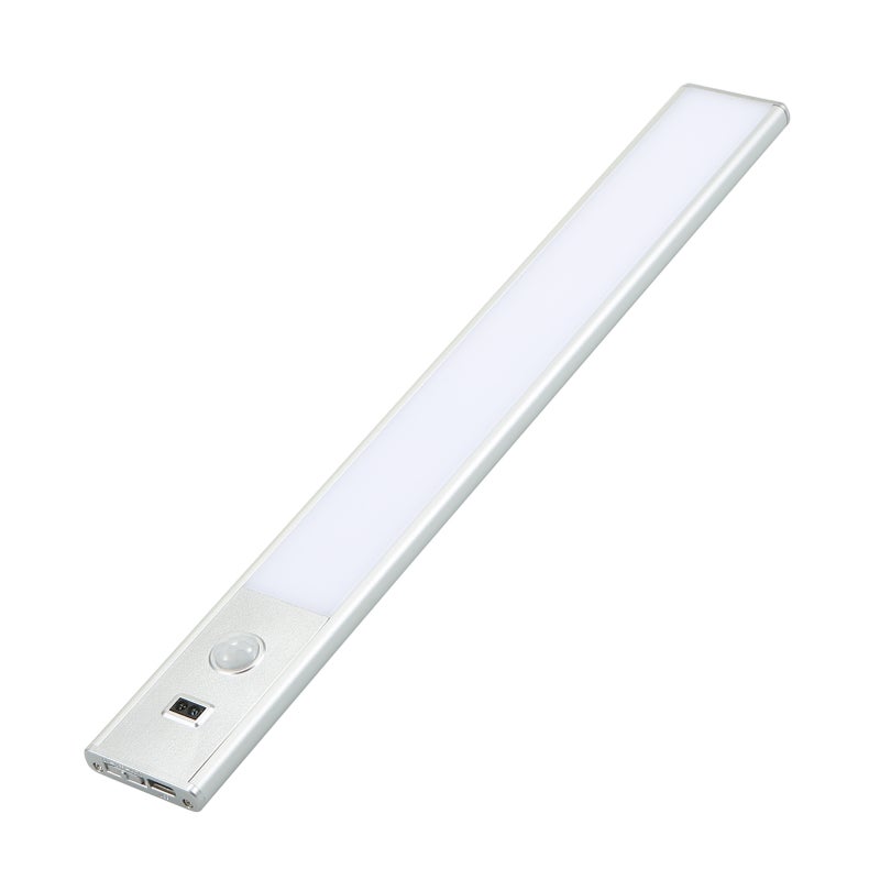 LED Cabinet Lamp: 46 LEDs - Sensitive PIR Motion Sensor 0-5M 110° Angle Hand-Wave Mode Stepless Dimmable 2 Lighting Modes Flicker-Free Anti-Glare for Kitchen Cabinet Closet Wardrobe - Image 1
